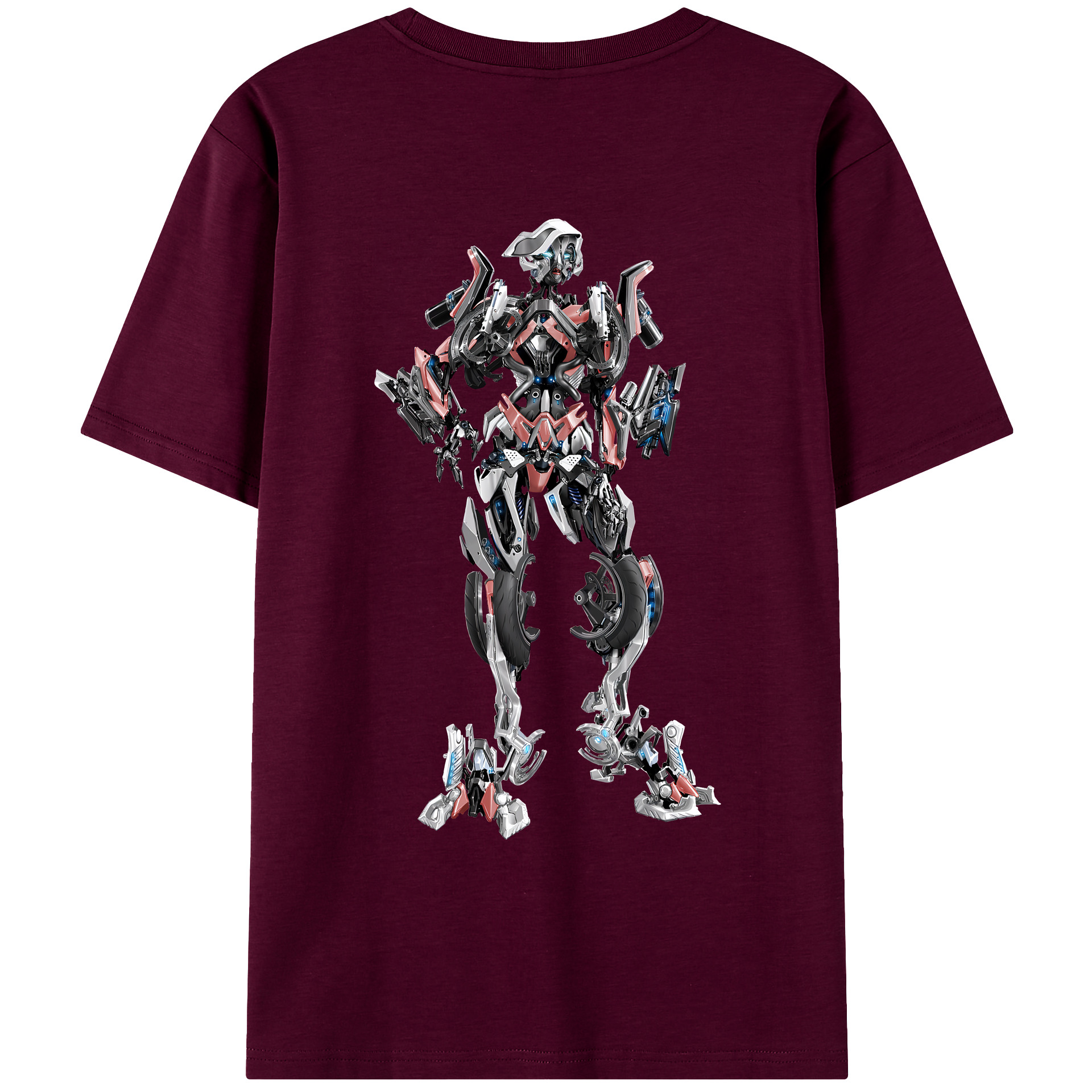（画像用） Transformers トランスフォーマー レディース半袖Tシャツ(バックプリント)